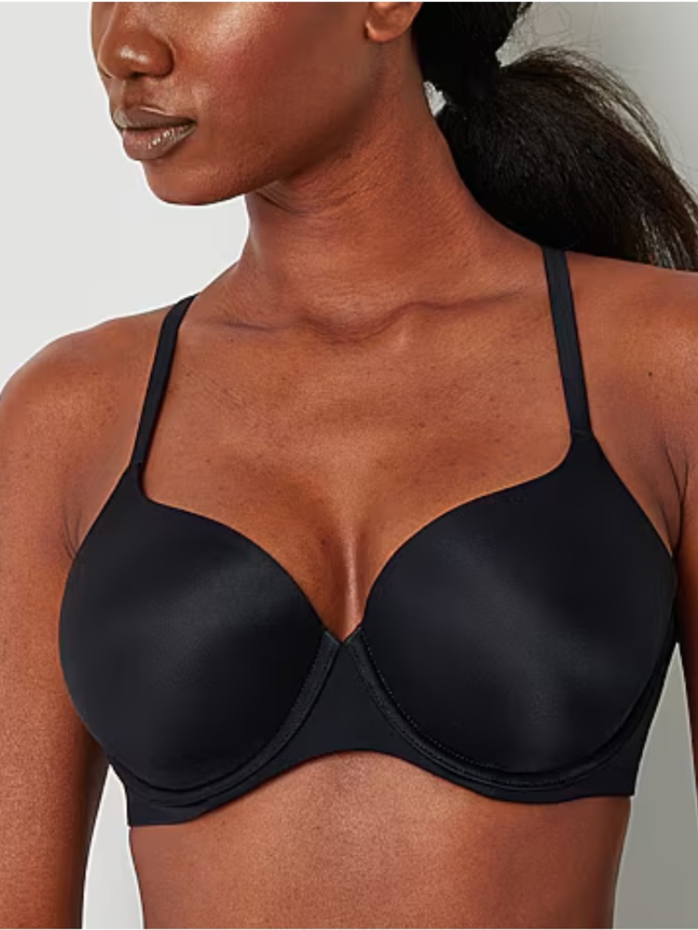 Ambrielle Everyday Underwire Full Coverage Bra Average Figure | 34 DD Black $44